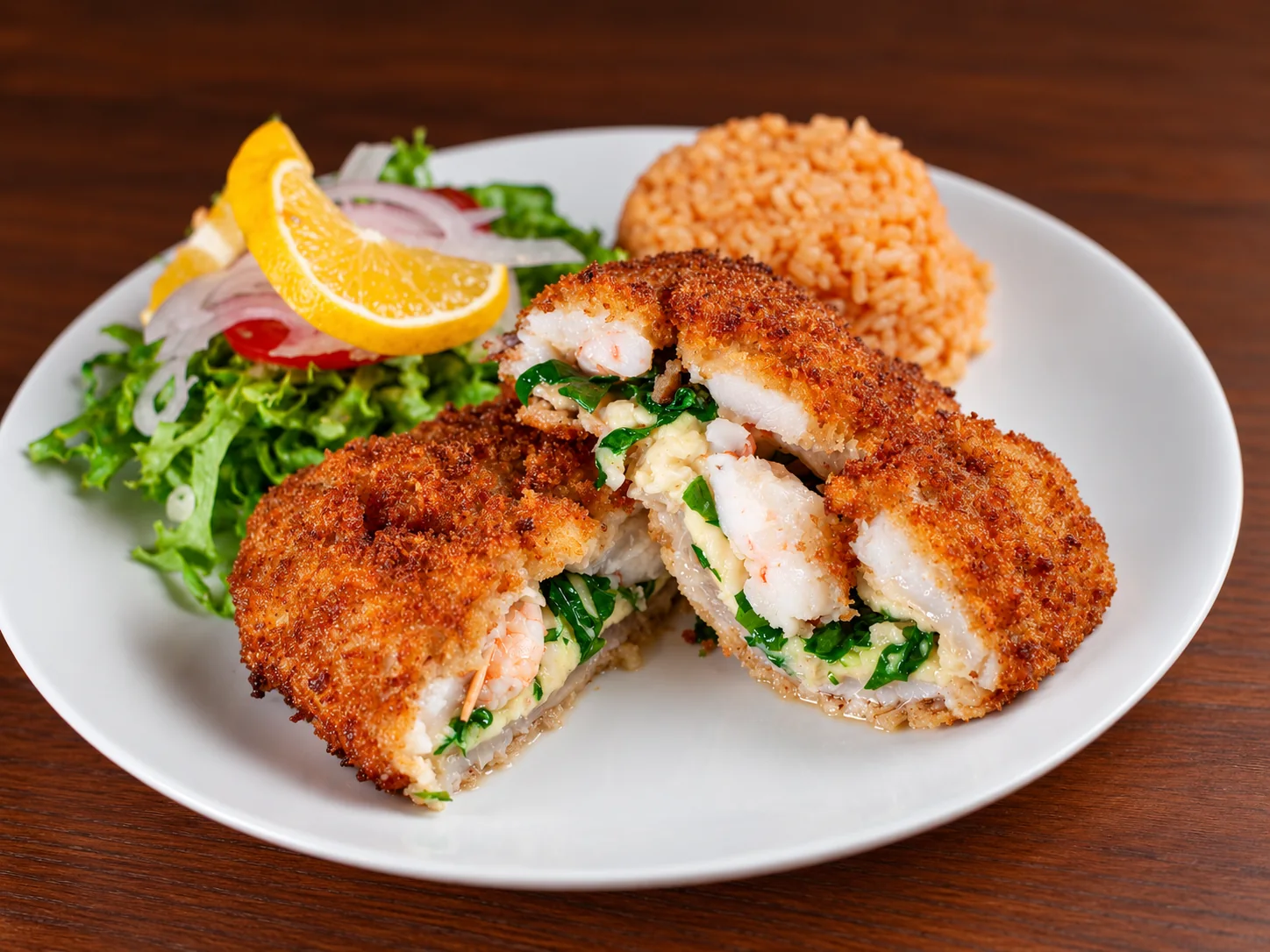 Pescado relleno